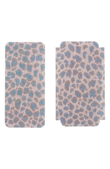 Velvet Caviar Glitter Leopard Iphone 7 Sticker Decal - Purple