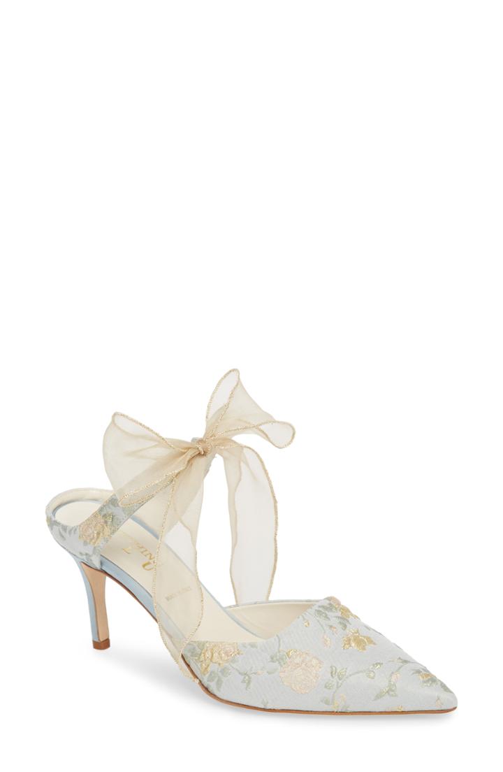 Women's Something Bleu Elvie Pump .5 M - Blue