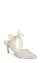 Women's Something Bleu Elvie Pump .5 M - Blue