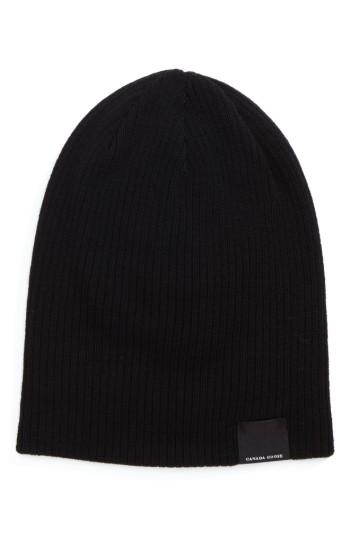 Men's Canada Goose Reversible Tech Beanie - Black