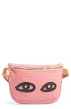 Clare V. Eyes Lambskin Leather Belt Bag - Pink