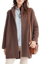 Women's Madewell Chilton Sweater Coat - Brown