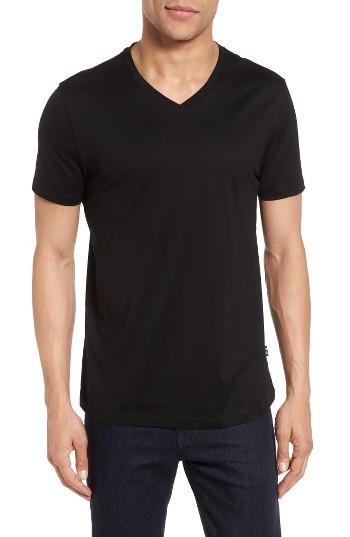 Men's Boss V-neck T-shirt - Black
