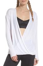 Women's Zella Yama Wrap Top, Size - White