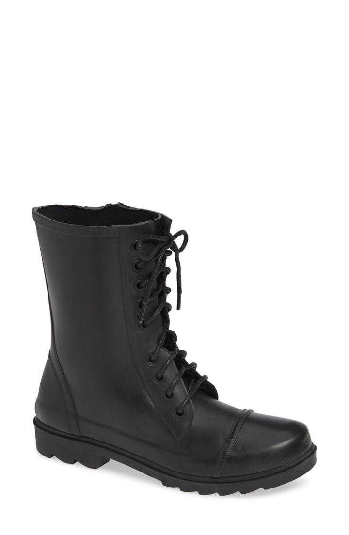 Women's Steve Madden Troopa Rain Boot M - Black