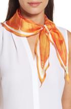 Women's Echo Slice-o-fruit Diamond Silk Scarf, Size - Orange