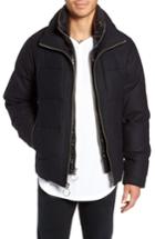Men's The Very Warm Wool Blend Puffer Jacket - Blue