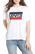 Women's Levi's Logo Ex-boyfriend Tee - White