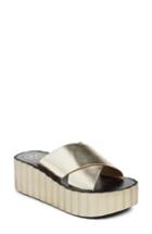 Women's Tory Burch Scallop Platform Sandal M - Yellow