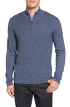 Men's Zachary Prell Higgins Quarter Zip Sweater, Size - Blue