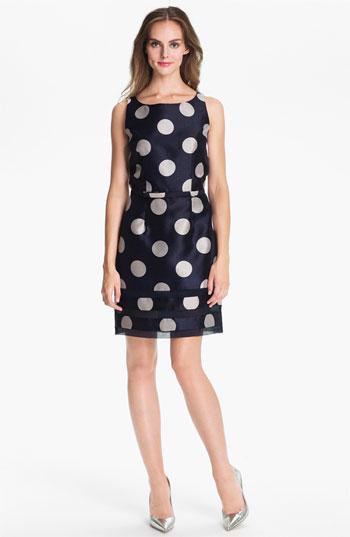 Taylor Dresses Polka Dot Sheath