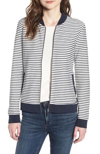 Women's Barbour Bamburgh Sweater Jacket Us / 10 Uk - Blue