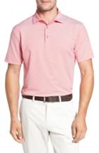 Men's Peter Millar Jubilee Stripe Jersey Polo - Red