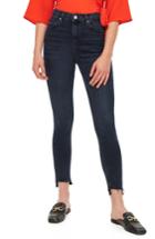 Women's Topshop Jamie Petite Step Hem Skinny Jeans W X 30l (fits Like 24w) - Blue