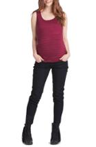 Women's Lilac Clothing Ruched Maternity Tank - Red