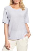 Women's Eileen Fisher Round Neck Top - Grey