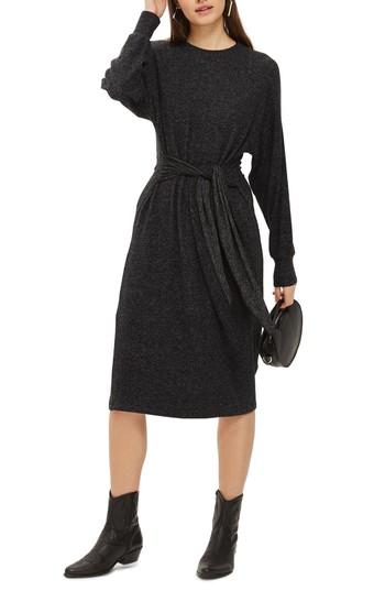 Women's Topshop Cut And Sew Sweater Dress