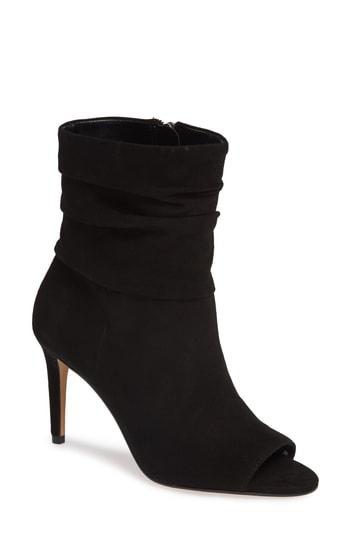 Women's Vince Camuto Catillia Open Toe Bootie M - Black