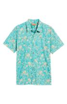 Men's Tori Richard Smallville Regular Fit Print Sport Shirt - Blue