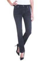 Petite Women's Liverpool Jeans Company Sadie Straight Jeans P - Grey