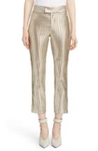 Women's Isabel Marant Novida Metallic Leather Pants Us / 38 Fr - Metallic