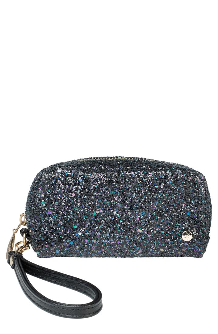 Stephanie Johnson Sparkle Mini Wristlet, Size - Hollywood Black