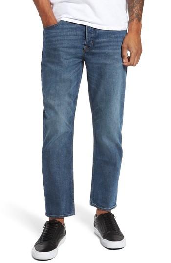 Men's Cheap Monday In Law Crop Relaxed Fit Jeans X 32 - Blue