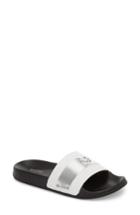 Women's Michael Michael Kors Jett Slide Sandal M - White