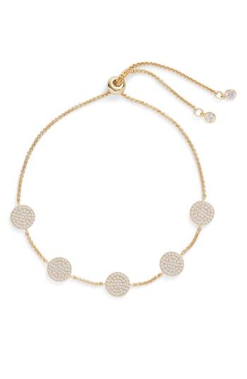 Women's Nordstrom Pave Spheres Disc Slider Bracelet