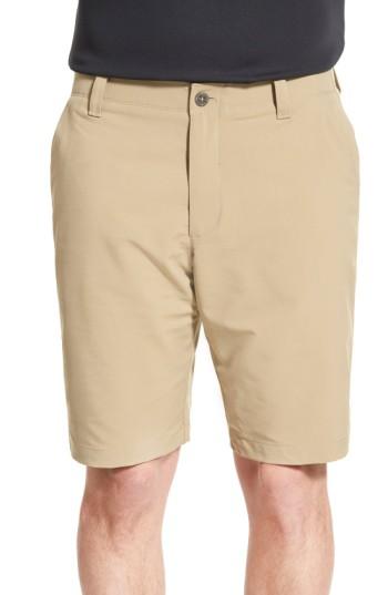 Men's Under Armour 'matchplay' Moisture Wicking Golf Shorts - Beige