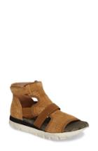 Women's Otbt Astro Perforated Gladiator Sandal .5 M - Brown