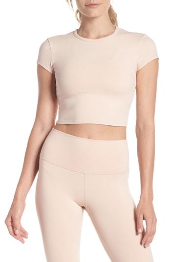 Women's Alo Choice Short Sleeve Crop Top