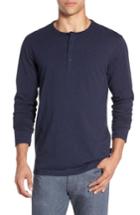 Men's Patagonia 'daily' Long Sleeve Organic Cotton Henley - Blue