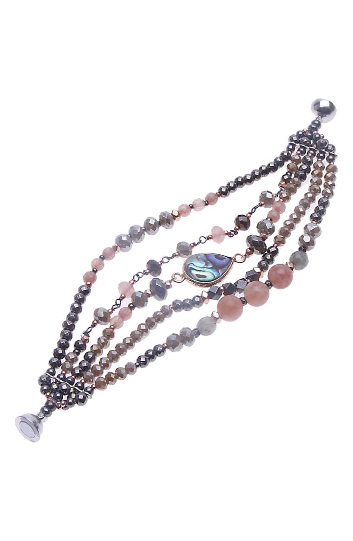 Women's Nakamol Design Beaded Multistrand Bracelet
