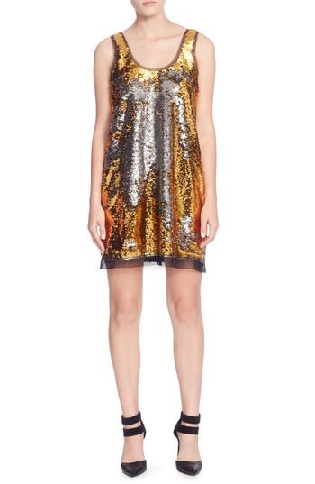 Women's Catherine Catherine Malandrino Louisa Dress - Metallic