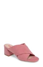 Women's Topshop Norti Cross Strap Slide Sandal .5us / 40eu - Pink