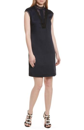 Women's Ted Baker London Jesyka Lace Inset Tunic Dress