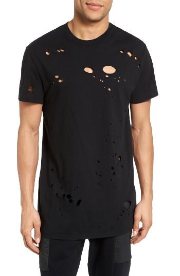 Men's Hudson Jeans Torn Crewneck T-shirt