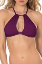 Women's Becca Color Code Hipster Bikini Bottoms - Purple
