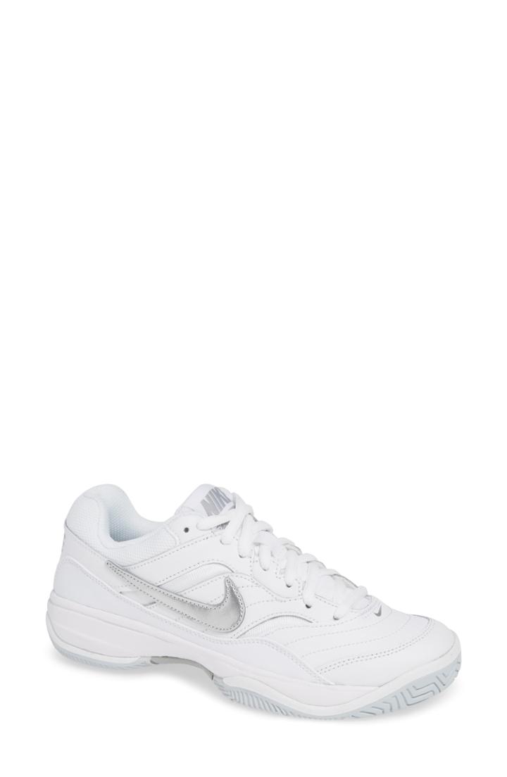 Women's Nike Court Lite Tennis Shoe M - White