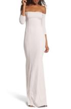 Women's Katie May Three-quarter Sleeve Off The Shoulder Gown