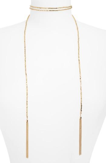 Women's Topshop Beaded Wrap Lariat Choker