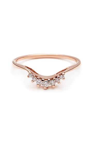 Women's Anna Sheffield 'luna Tiara' Diamond Ring