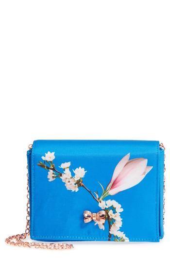 Ted Baker London Harmony Print Evening Bag - Blue