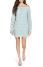 Women's Fire Off The Shoulder Lace Shift Dress