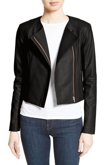Women's Veda Dali Leather Jacket - Black