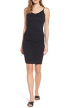 Women's Velvet By Graham & Spencer Ruched Body-con Tank Dress - Black