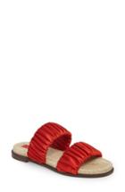 Women's Mercedes Castillo Espadrille Sandal M - Red