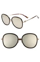 Women's Max Mara Marilyn 58mm Special Fit Round Sunglasses -