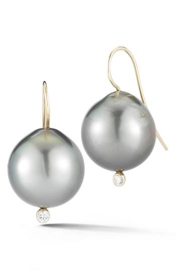 Women's Mizuki Diamond & Pearl Drop Earrings